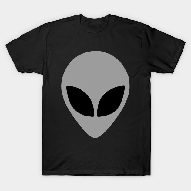 Alien Head T-Shirt by JerryWLambert